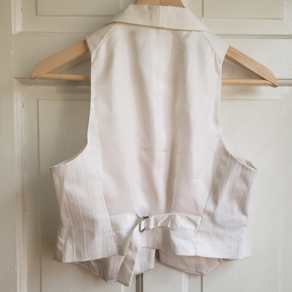 4P White Ann Taylor Loft Vest - Picture 3 of 9